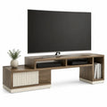 Mobile TV in Legno e MDF con Ripiani 200x45x50 cm