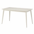 Tavolo da pranzo bianco in MDF 140x85 cm