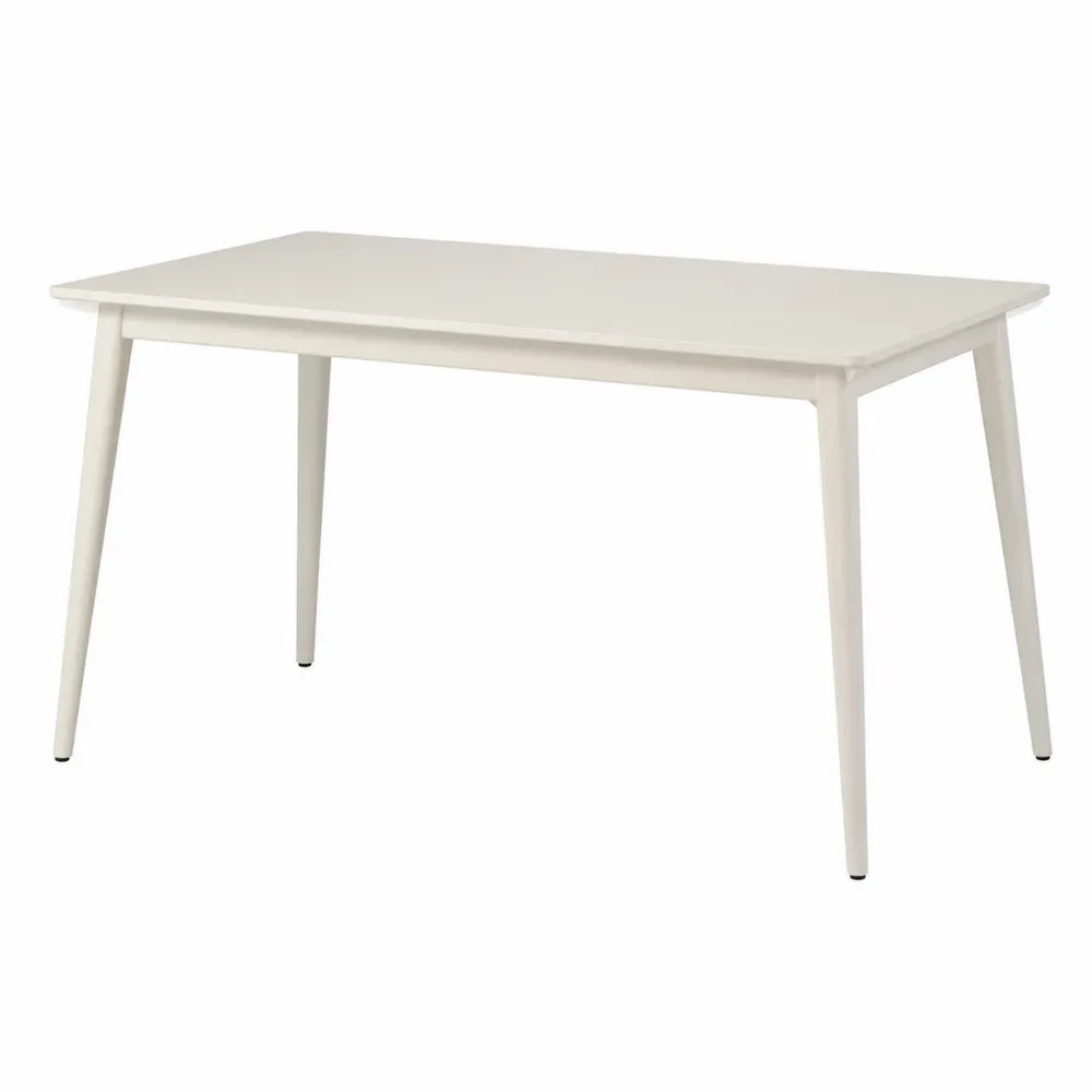 Tavolo da pranzo bianco in MDF 140x85 cm
